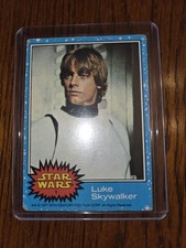 1977 Topps Star Wars #1 Luke Skywalker - Series 1 Blue Border - Original picture