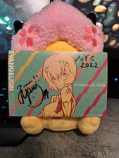 Yoko Takahashi Signed Evangelion Finally Rei Ayanami Evangelion Postcard picture