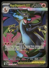 Mega Charizard X ex Normal 109 Ultra Rare Phantasmal Flames EN NM picture