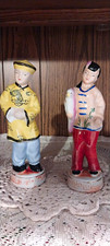 Vintage Occupied Japan Porcelain Figurines Man & Woman Set 4.5