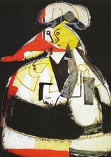 POSTCARD Manolo Valdes Exhibition (Las Meninas) 2000 London Shapero Modern NrMNT picture