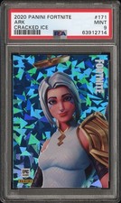2020 Panini Fortnite Ark Cracked Ice #171  PSA 9 USA PRINT picture