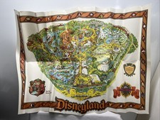 Vintage Walt Disney Disneyland Oversized Park Map Poster 1978 Unopened picture