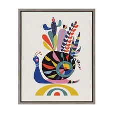 Kate And Laurel Sylvie Snail Framed Canvas Wall Art By Rachel Lee. My Dream picture