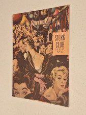Vintage 1950s Stork Club NYC Restaurant Menu Albert Dorne Cover Art Sept 1957 picture