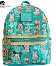 NWT Loungefly Disney Mickey & Friends Tiki Mini Backpack Limited Exclusive  picture