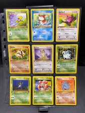1st Edition Jungle Set - Vintage 1999 Pokemon Cards - No Duplicates Bundle x12 picture