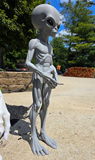 3ft tall life size alien collectible perfect for business , man cave  or garage picture