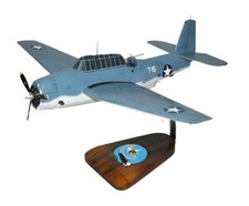 USN Grumman TBM Avenger Battle Of Midway WW2 Desk Display 1/32 Model SC Airplane picture
