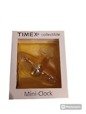Vintage Timex Collectible Airplane Mini-Clock In Original Box picture