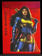 2025 Skybox Batman Metal Red PMG Precious Metal Gems /100 Big Barda #90 picture