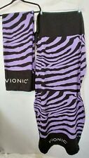 2 Vionic Beach Towel 29x57 Animal Print Purple Black Zebra 2020 Read Description picture
