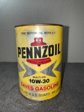 Vintage Pennzoil Motor Oil Can Bank Oil City PA picture
