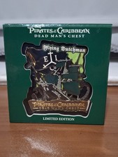 Disney Pirates Of The Caribbean Dead Mans Chest Flying Dutchman Jumbo Pin LE 750 picture