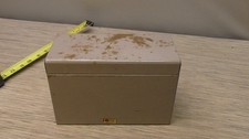 Vintage Weis Metal Index Card File Box Reference or Recipe Card picture