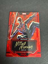 2025 Kakawow Cosmos Marvel Script Art Red Miles Morales /75 picture