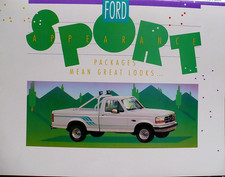 1992 FORD SPORT TRUCK  BROCHURE 9 MODELS (RARE BROCHURE) picture