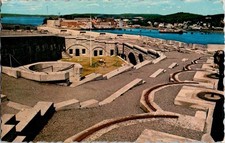 Bucksport ME postcard FORT KNOX WITH GUN MOUNTS PENOBSCOT RIVER o/10 AW1382 picture