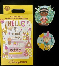 Disneyland It”s A Small World Mystery Box 2 Pin Set.  picture