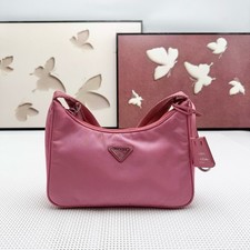 Prada Pre-Owned Authentic Underarm Bag Pink Free Tracked Shipping picture