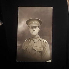 Original WWI Australian 3rd Battalion AIF Soldier Photograph RPPC picture