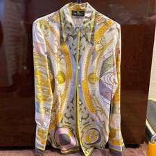 Etro Silk Blouse Women Rare Luxury Designer Limited Edition VHTF Shirt Blouse picture