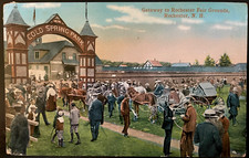 Vintage Postcard 1907-1915 Rochester Fair Grounds, Rochester, New Hampshire (NH) picture