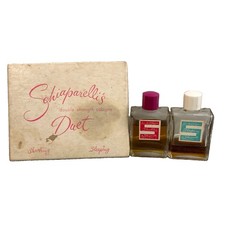 Vintage Schiaparelli Duet Shocking Sleeping 1940s 1950s MCM Schiaparelli's Box picture