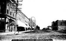 Commercial Street View Mankato Kansas KS - 11x17 Reprint picture