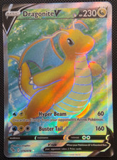 Pokemon TCG Dragonite V (Full Art) 076/078 Pokémon GO Holo NM picture
