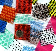 Mixed Designs 200 Apple baggies 1.5 x 1.5