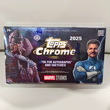 Topps 2025 Chrome Marvel Studios Edition Trading Card Box Autographs Sketches picture