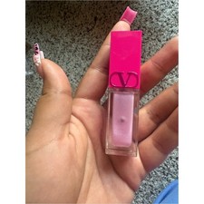Valentino fuchsia lip gloss with matching cap picture