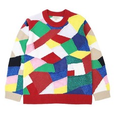Burberry Cashmere Wool Sweater Men S MultiColor Knit Top (Ages 14+) picture