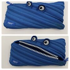 Blue Zipit Pencil Case Cosmetic Pouch The Original Zipper Bag Makeup Bag picture