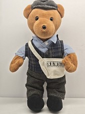 Disney Newsies Broadway Musical 15” Bear Plush Stuffed Toy Newsboy Outfit picture