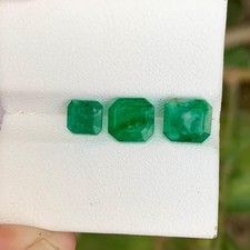 3.90 CT  Natural Emearld  loose Gemstone From Swat Pakistan picture