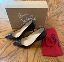 Christian Louboutin Pigalle Follies 85 Black Patent 39 picture