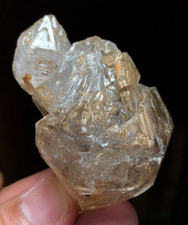 75 Grams Rare Window Quartz Elestial Fenster with Clay Inclusion picture