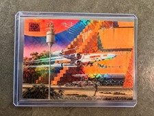 Star Wars Topps Chrome Galaxy 2026 -  REBEL BASE #84 - RED Logofractor /5 picture
