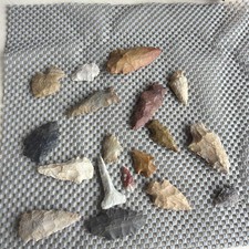 Variety Of Inherited Arrowheads.  picture
