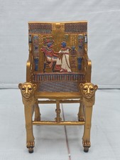 Vintage 2001 Veronese Design King Tut Throne Statue Pacific Giftware 5390 picture