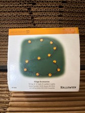 2001 Department Dept 56 Halloween Jack-O-Lantern String of 12 Lights #810800 picture