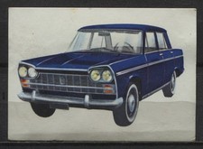 Fiat 2300 1964 Vintage 1960s Dutch Trading Card No. 181 picture