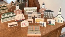 Lot 15 Vintage Cat's Meow Buildings 90's Faline Mixed Buildings and Pieces picture