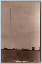 RPPC c1930s BBC Daventry 5XX Transmitting Station Borough Hill Postcard picture