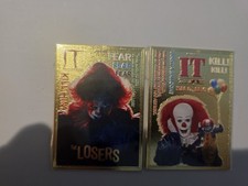 OFFICIAL IT WB Trading Cards Pennywise Gold Cards Bundle Of 2 picture