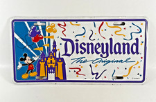 Disneyland The Original Mickey Mouse Full Size License Plate Disney Collectible picture