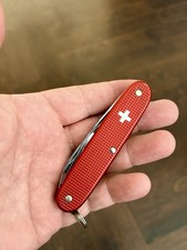 Rare - Victorinox Red Pioneer Alox Old Cross  picture