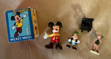 Vintage MARX Walt Disney Disneykins Miniature Mickey Jiminey Cricket Tinkerbell picture
